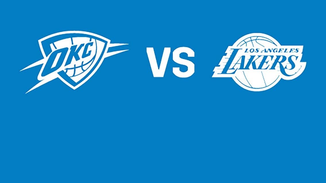 Oklahoma City Thunder vs. Los Angeles Lakers event image